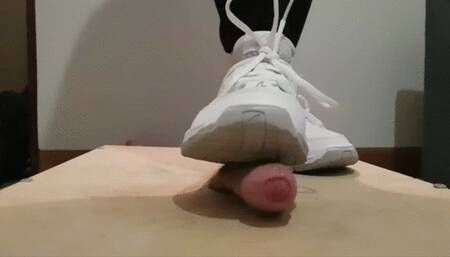 Cock Crush Cum Hard with Sport Shoes HD