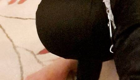 Sissy worships her Mistresses feet- BBW domination,amateur,foot domination,sissy training,stockings,whipping,whipped,foot worship,