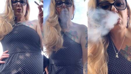 Crush - Smoking in the street on a sunny day