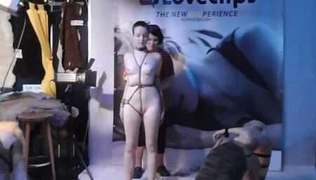 Lena King - 2 on 2 Nude Escape Challenge in Public - Part 1 mp4 SD