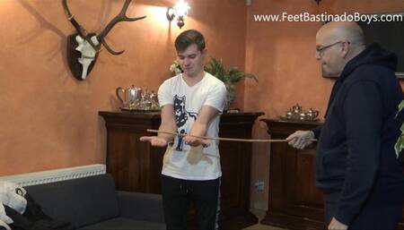 ANGEL DARK FEET BASTINADO - (feet and spanking)