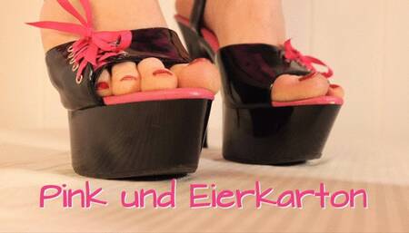 Pink and egg carton - Pink und Eierkarton