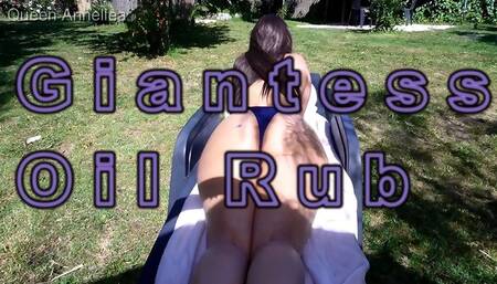 Giantess Oil Rub