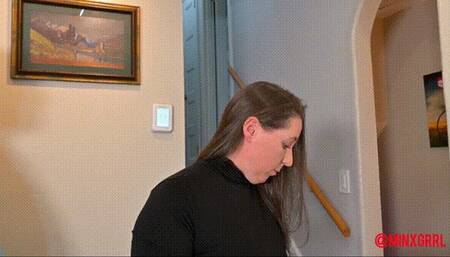 MinxGrrl - Hogtaped Surprise - BTS Version (MP4 Format)