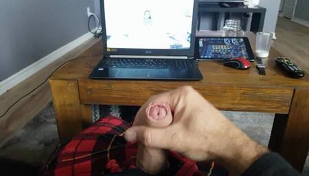 Foreskin Cumshot Closeup