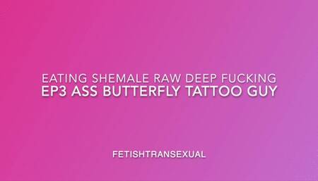 BIG P3 SHEMALE FUCKING BAREBACK TATTOOED ASS GAY MALE SLUT IN JOCKSTRAP HARDCORE