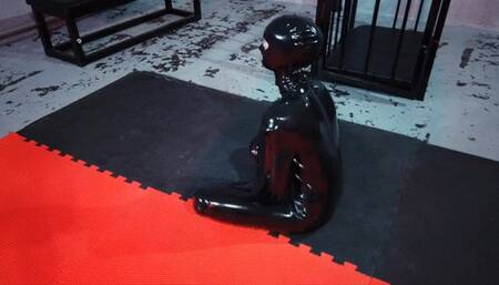 Yana as the Rubber Puppy