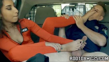 Prison Transfer Footjob with Kitty 1080p MOV