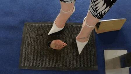 CC - human rug for grimy heels