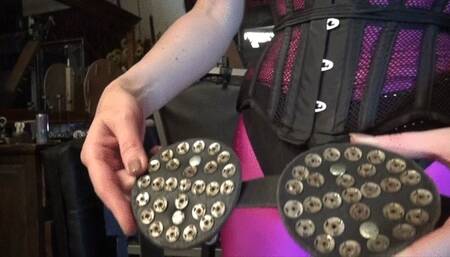 mistress Tirza and Mistress Kelly electro play