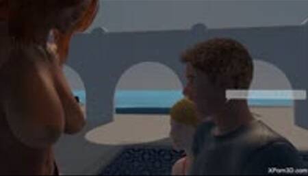 BLACK MEGA GIANTESS Growth - GIANT Babe + Couple - Point of view VR - 3D Hentai - Full HD MP4 1080p