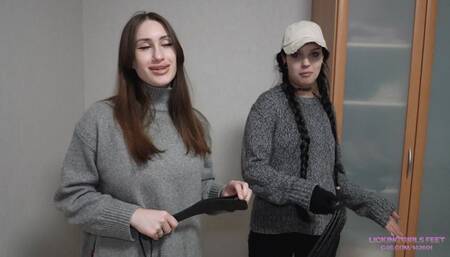 KARINA and SARAH - Your fate depends on us, whore! (4K)