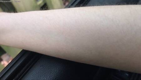 Arm Hair in the Cloudy Afternoon Sun HD