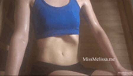 Belly Vacuum in Hot Sauna -HD