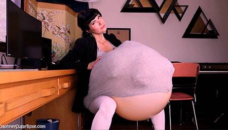 Backwards Big Belly Vore Boss Fantasy , Pt 1 - Mp4 1920x1080p
