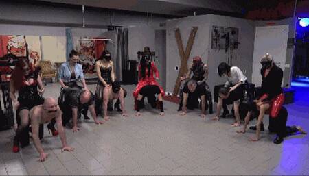 7 MISTRESSES FEMDOM PARTY (EPISODE 2) - Pony boys riding NON STOP (EPIC CLIP!)