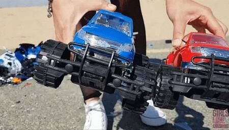 Anastasija 76 - Many Cars under my Shoes Part 7 WMV