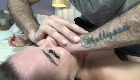 FEEL MY BIG HANDS IN YOUR MOUTH BITCH - BY DANIEL SANTIAGO AND JENIFER CARTER - CLIP 3 IN FULL HD