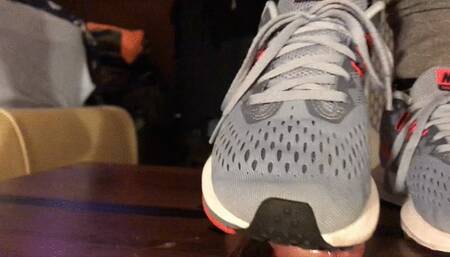 9 different sneakers shoejobs on Cockbox by mistress Geo