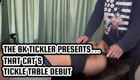 THAT CAT’S TICKLE TABLE DEBUT
