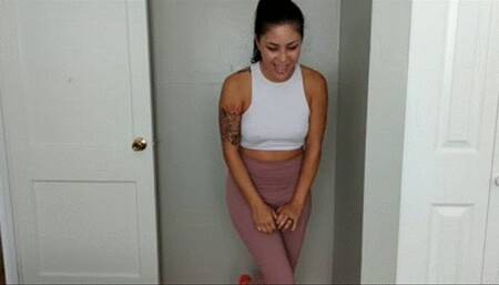 INEED2PEE Sushii doing activities makes her piss sexy yoga pants