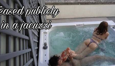 Teased publicly in a jacuzzi