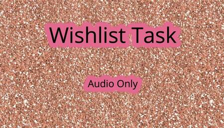 Wishlist task - Audio only MP4