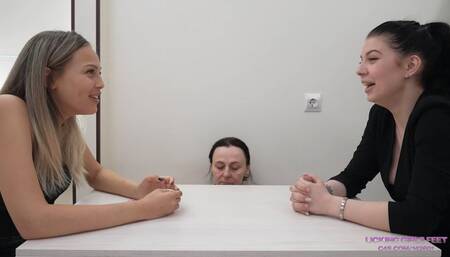 PAMELA and NELLY - Clean our drool and eat the ashes! (4K)