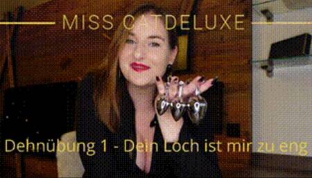 Dehnübung - Dein Loch ist mir zu eng