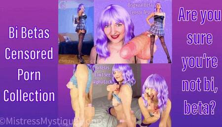 Bi Betas Censored Porn Collection - Test to see if you're bisexual - Make Me Bi Bisexual Encouragement with Femdom Brat Mistress Mystique - MP4