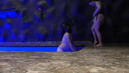 Sucking and pegging at the private place of mistress Tirza