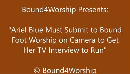 Ariel Blue Gets Foot Worship To Get The Exclusive - HD