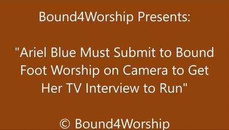 Ariel Blue Gets Foot Worship To Get The Exclusive - SD