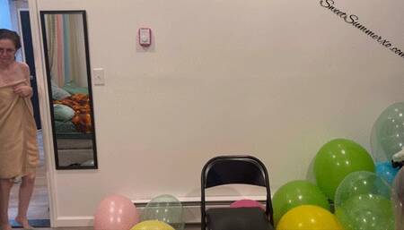 POV: Your Angry Girlfriend Discovers you Blew up over 30 Balloons while she was in the Shower