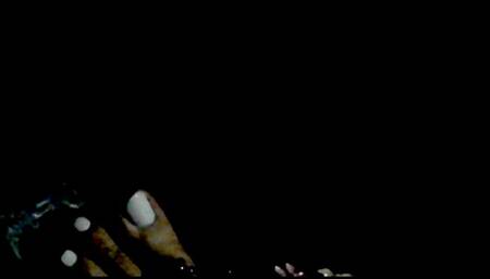 Blue Floural Sketcher Drive Side Angle