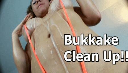 Bukkake Clean Up POV