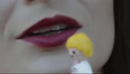 Giantess CruelAlice and the little man vore - wmv 1080p