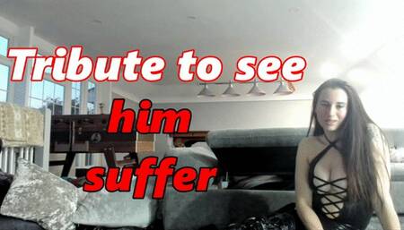 Tribute to see him suffer (AVI)