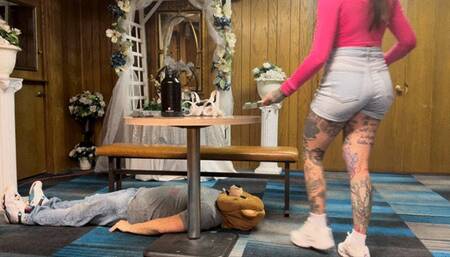 Being a Footrest for a Gamer