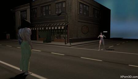 MIXED WRESTLING Fantasy Combat - 3D Hentai - Hot Busty Babe Fighting a Evil Giant - Full HD MP4 1080p