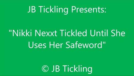 Nikki Nexxt Tickled on the Bed Until She Uses Her Safeword - SD