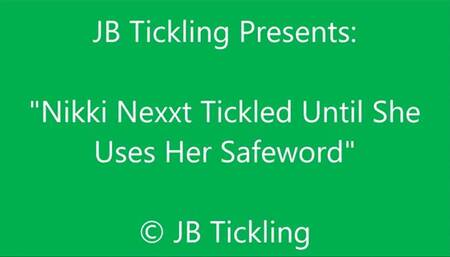 Nikki Nexxt Tickled on the Bed Until She Uses Her Safeword - WMV