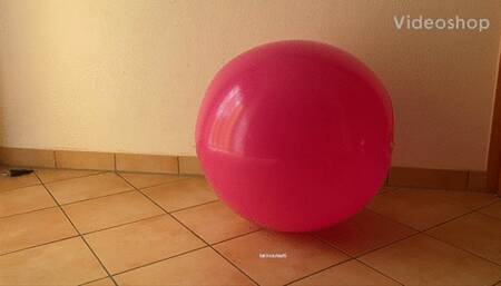 farting on a pink beachball