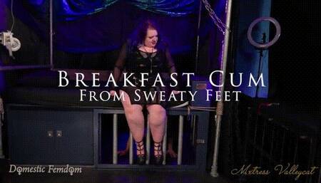 Breakfast Cum From Sweaty Feet