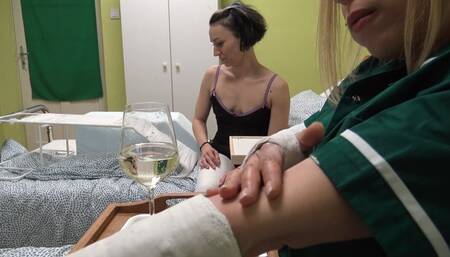 Unlucky nurse other in the hospital room part two