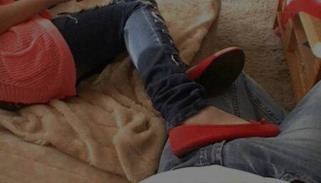 red flats Body trample