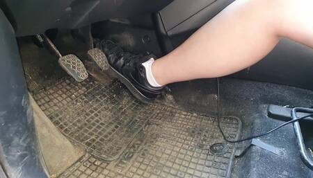 Hard Revving Mazda in Nike Sneakers