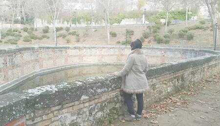 COME ON WOMAN, WE ARE IN THE MOUNTAINS AND NO ONE CAN SEE US, LET'S GO FUCK