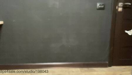 Ballbusting in high heels, humiliation and painfully hands and legs trampling