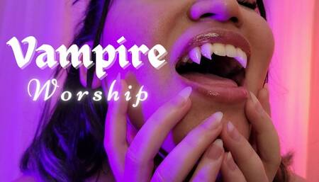 Vampire Worship - Mesmerizing Succubus Countess Wednesday Makes You Worship Her Long Nails, Sharp Teeth, Glossy Lips, & Mouth - Biting, Scratching, Vore Voiceover MP4 1080p